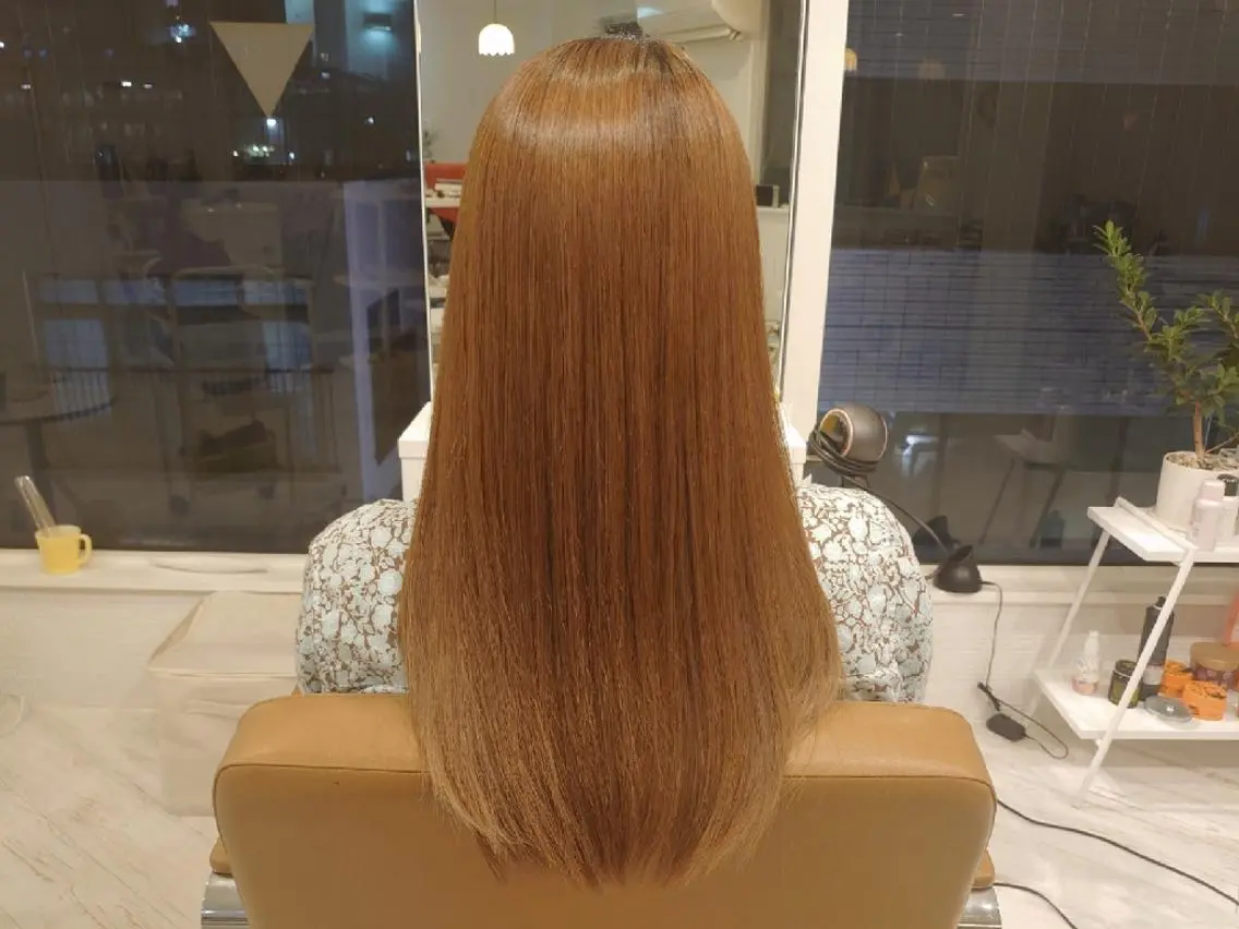 ロング 髪質改善 トリートメント 酸熱トリートメント トリートメント 渡辺 康行のヘアスタイル