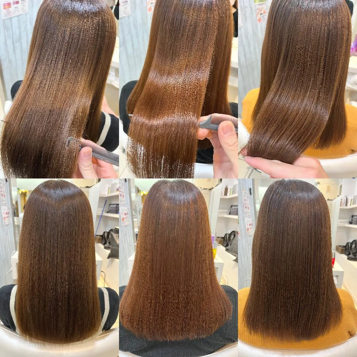 ロング パーマ 髪質改善 ストレートパーマ 【髪質改善】 美髪/久岡徹也のヘアスタイル
