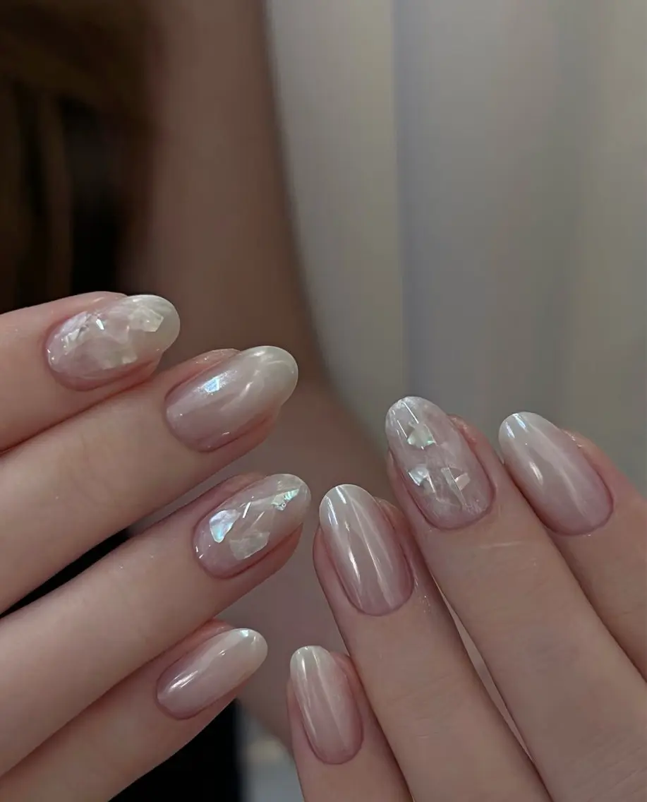 ネイル アートネイル フレンチネイル マグネットネイル ミラーネイル オフィスネイル ハンドネイル Blossom nail_研修のネイルデザイン