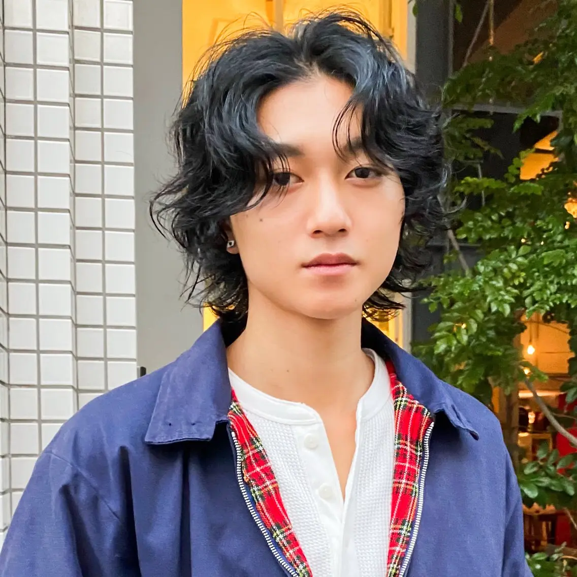 ミディアム パーマ メンズ ボブ特化美容師/ ボブパーマ/ミツイのヘアスタイル