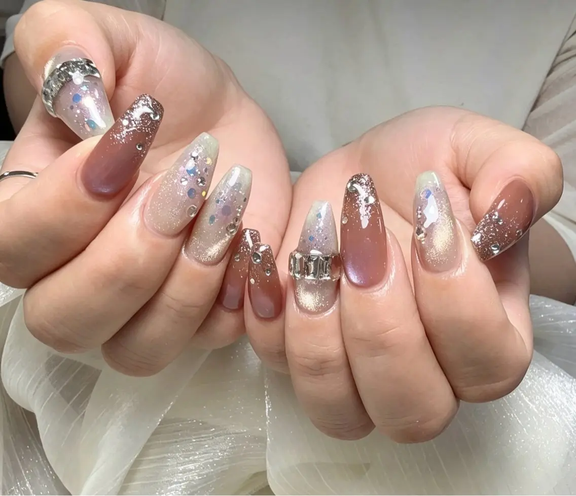 ネイル アートネイル チークネイル フラッシュネイル フットネイル フレンチネイル ハンドネイル 桜 ネイルのネイルデザイン