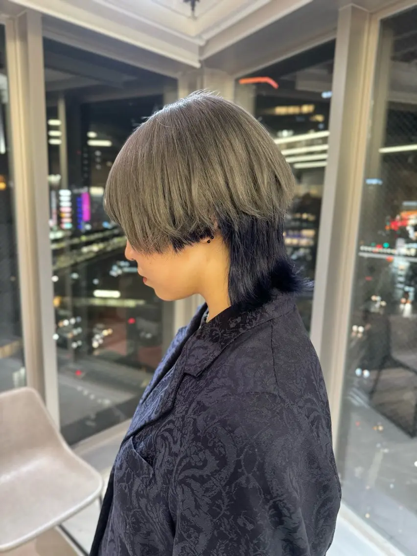 ロング カラー ヘアカラー トリートメント 店長 MANAMI /ブリーチ/骨格ボブのヘアスタイル