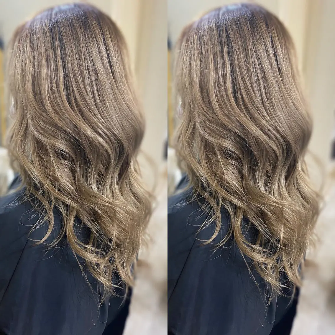 セミロング カラー カラー職人 なかもと たつひろのヘアスタイル