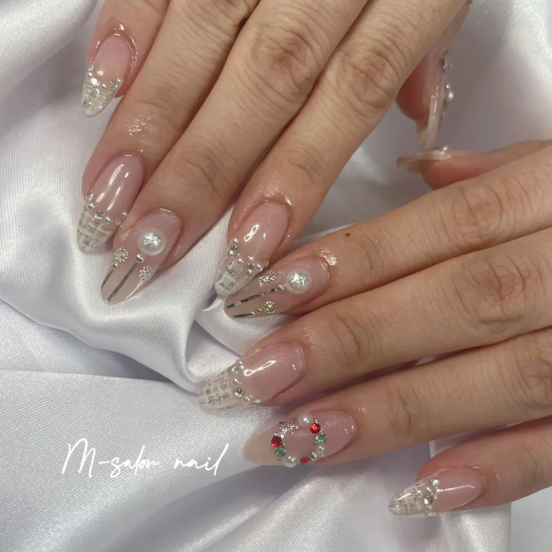 ネイル ハンドネイル 韓国/網紅/パーツ M-salonのネイルデザイン