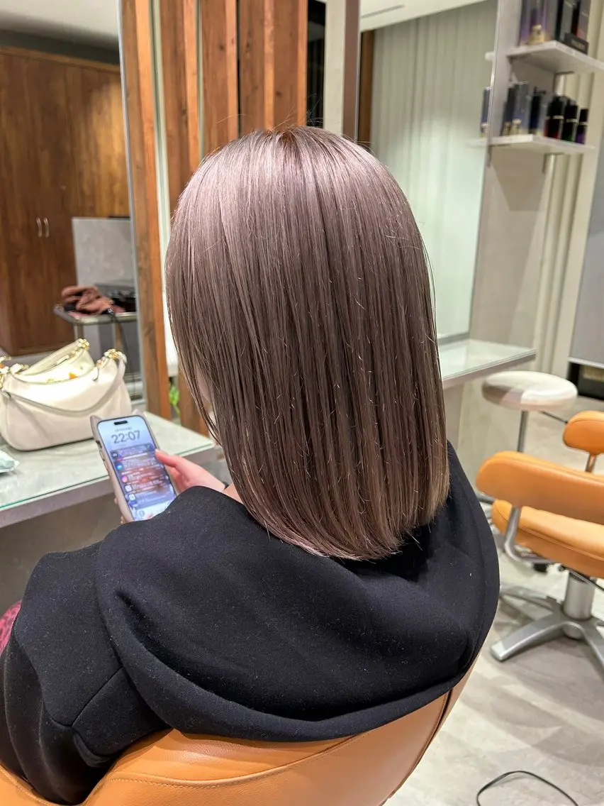 ミディアム カラー 金田 駿之介のヘアスタイル
