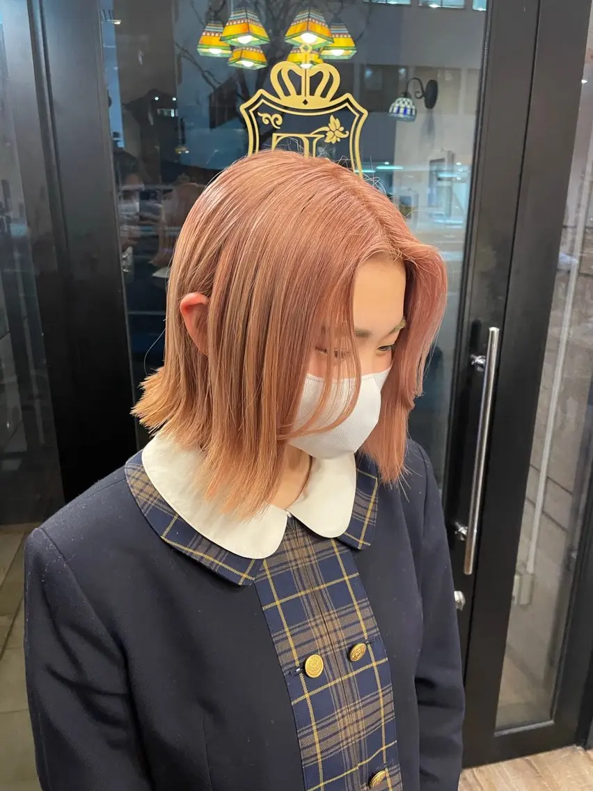 ショート 卒業式のヘアスタイル カット ヘアカラー トリートメント マツノ ユウキのヘアスタイル