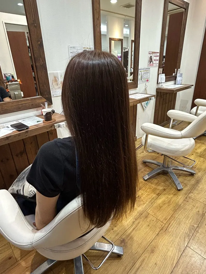 カラー ブリーチ ブリーチなしカラー カットモデル募集中 🍒あさみ🍒のヘアスタイル