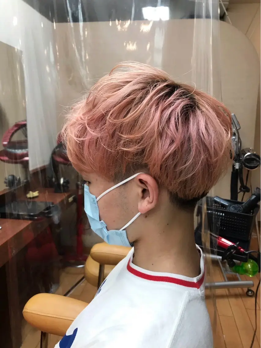 ショート カラー メンズ 平山 🌈髪質改善🌈のヘアスタイル