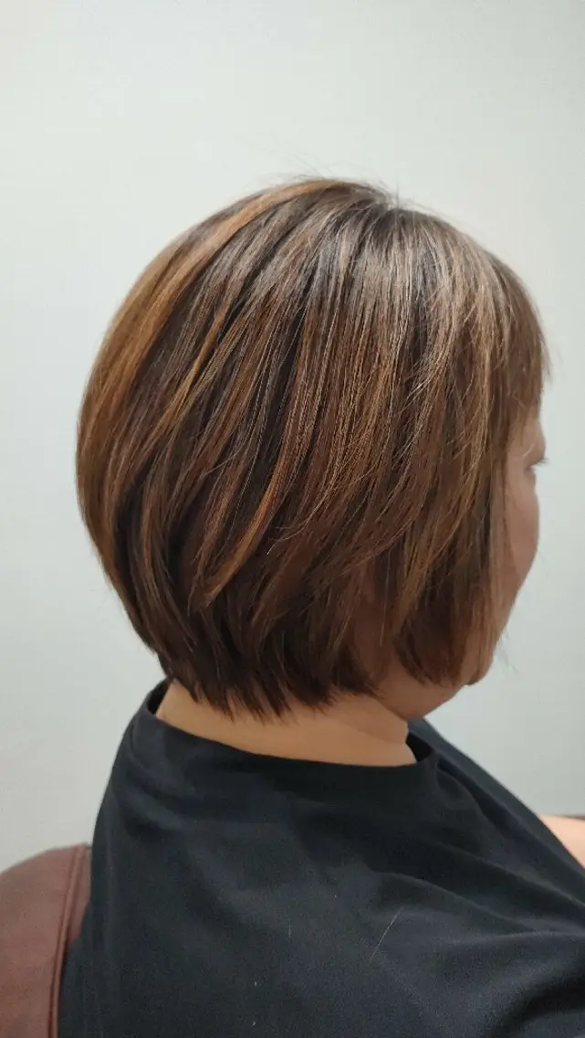 ショート ショートヘア 縮毛矯正 髪質改善/星野久美子 /撮影モデル募集のヘアスタイル