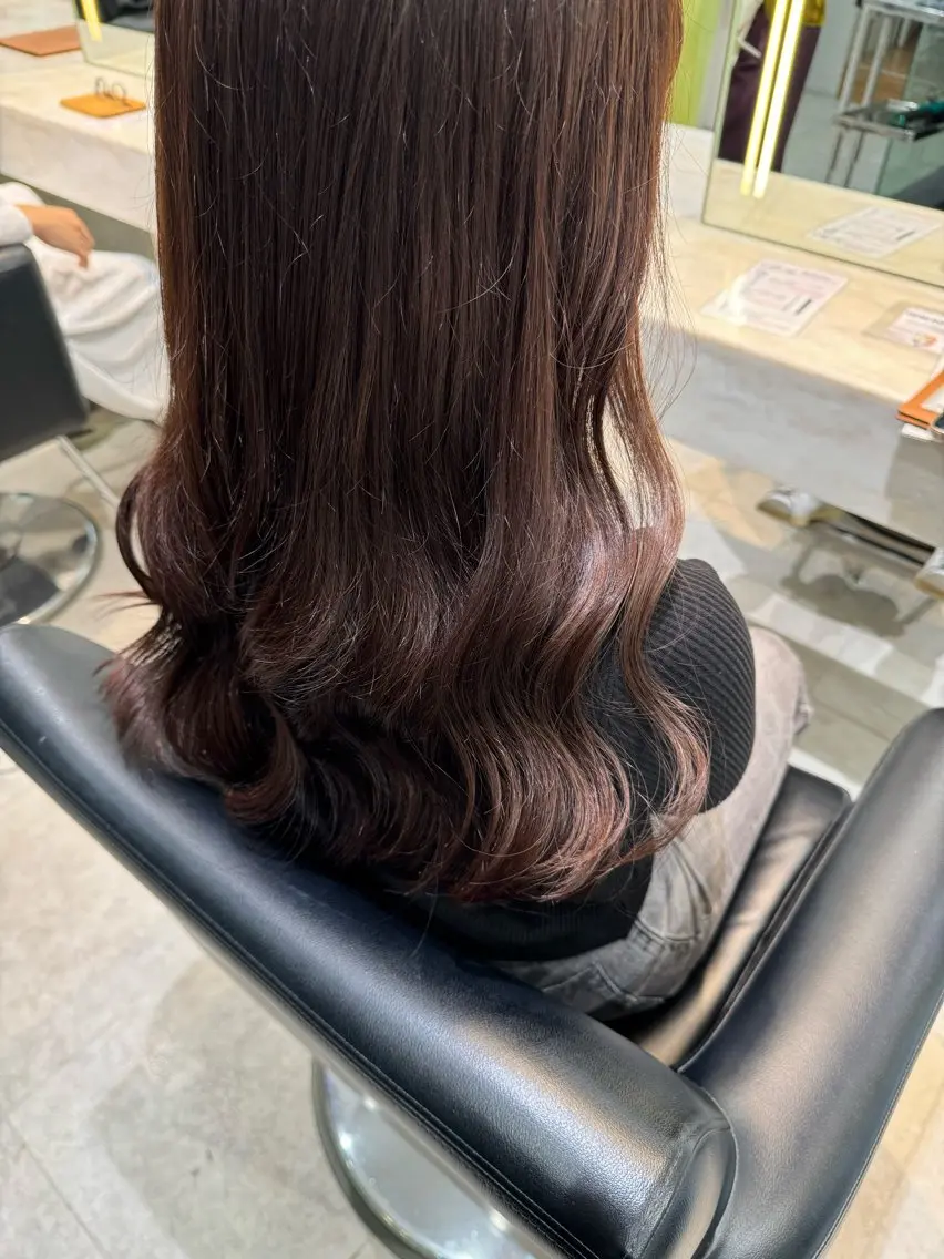 ロング カラー ヘアカラー トリートメント 🍪ﾖｼｲﾊﾙﾈ🍪 ﾗﾍﾞﾝﾀﾞｰｶﾗｰのヘアスタイル
