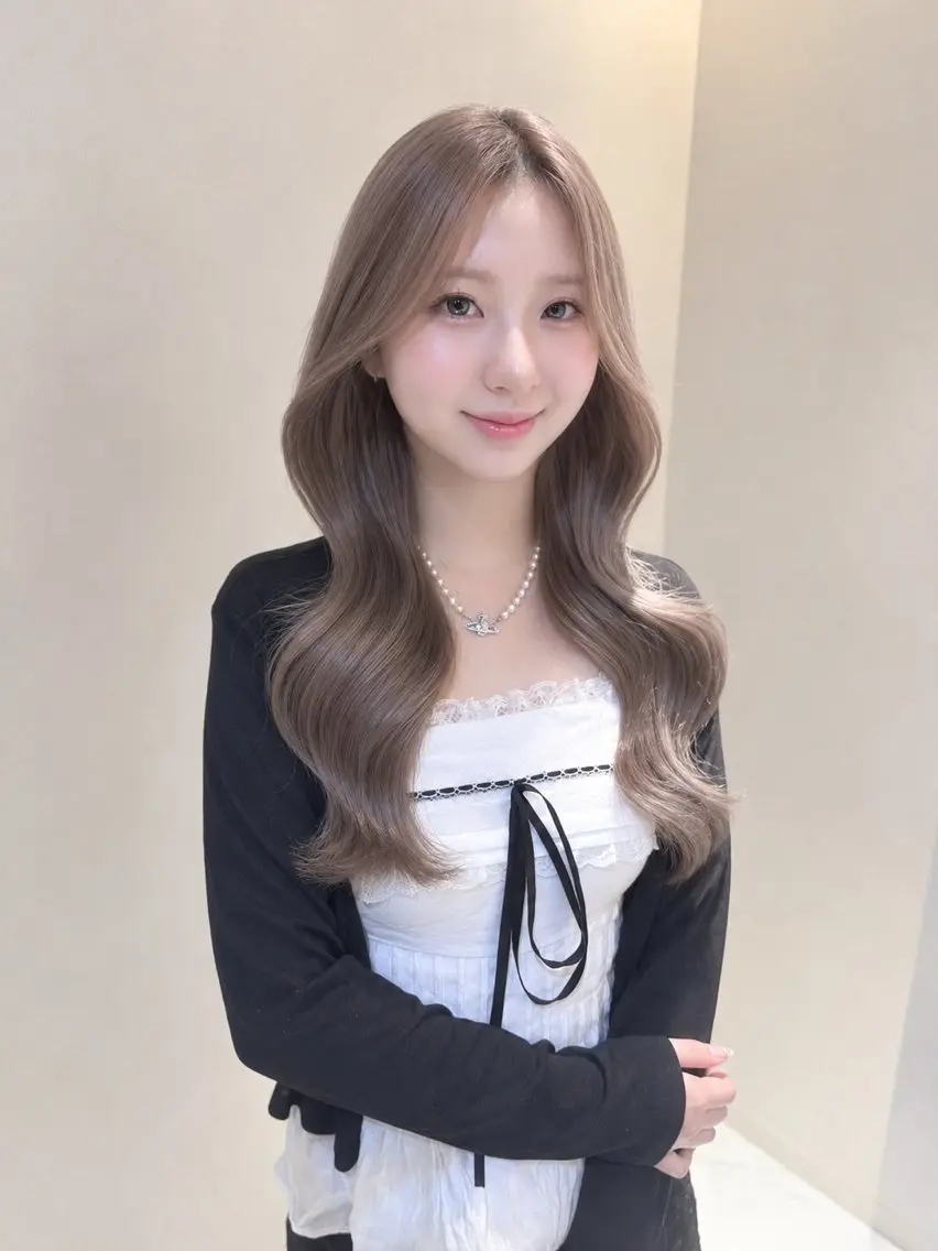 セミロング カット ヘアカラー Lee 四ツ橋 maayaのヘアスタイル