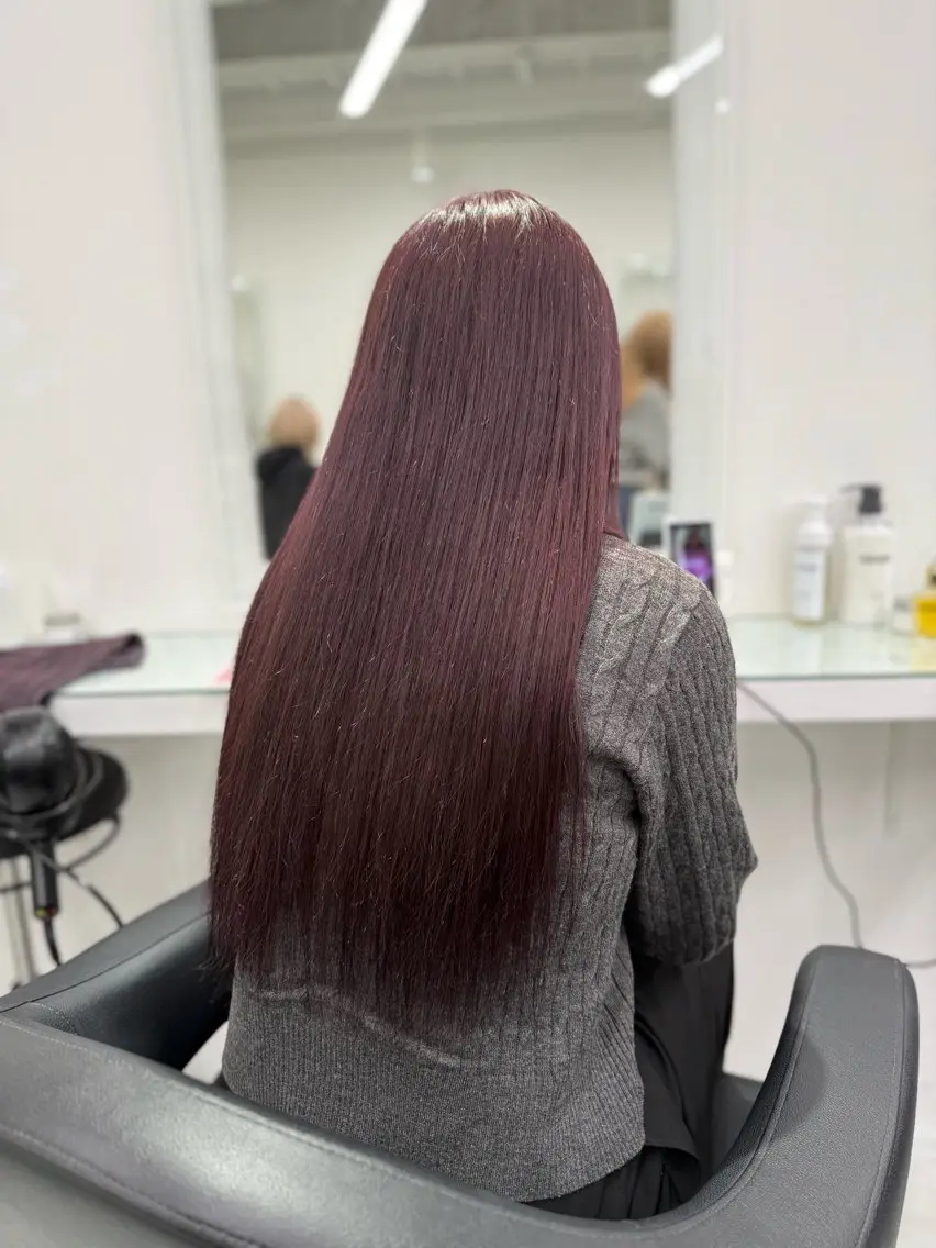 カラー ヘアカラー トリートメント ヘッドスパ ヘアセット ブリーチなし透明感 💗RYOTAのヘアスタイル