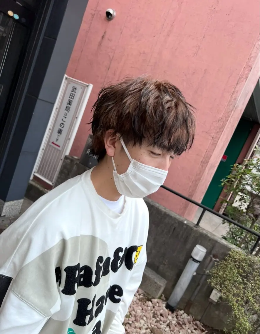 カラー メンズ デザインカラー カット ヘアカラー 郡山メンズ特化 KIZUNAのヘアスタイル
