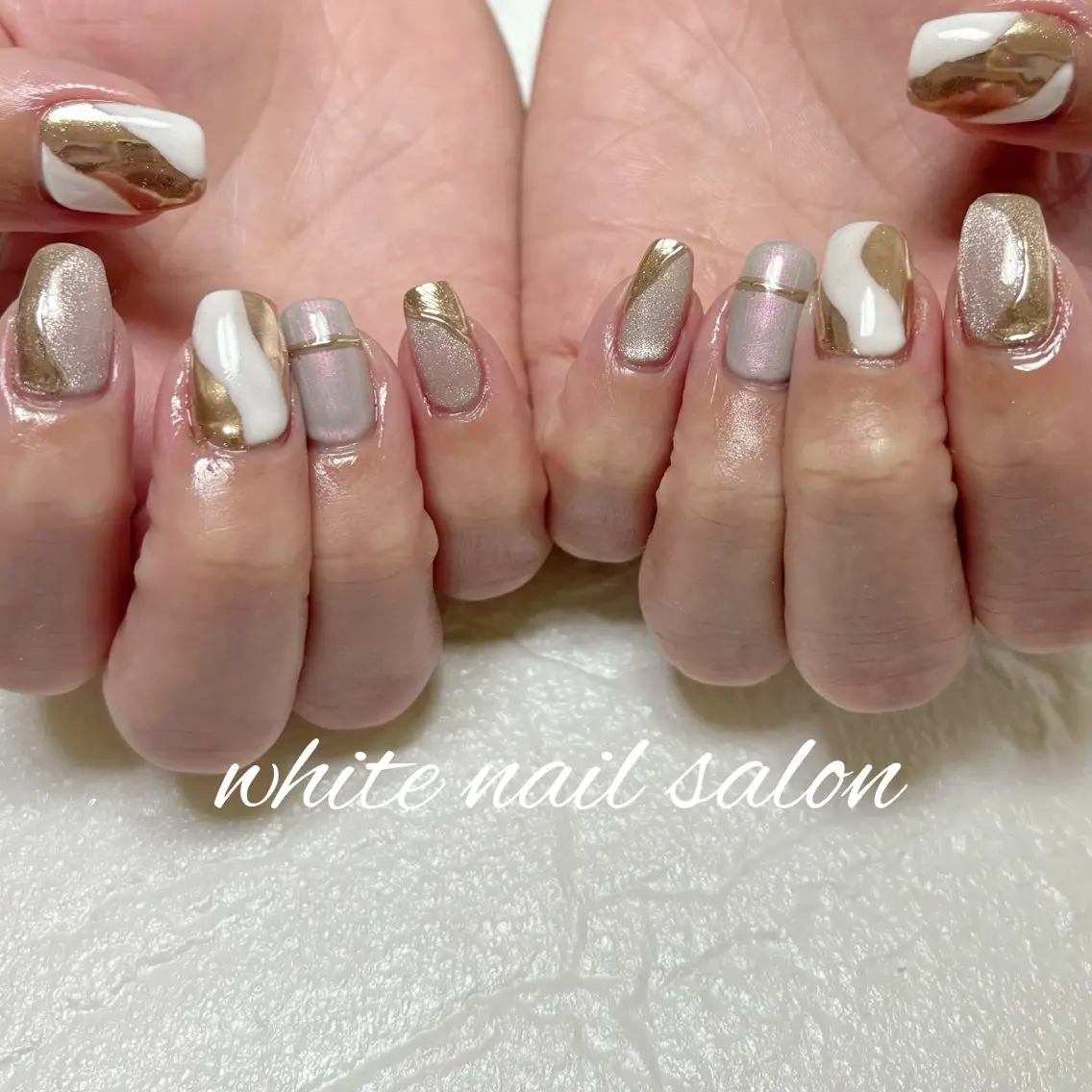 ネイル ハンドネイル white nail salonのネイルデザイン