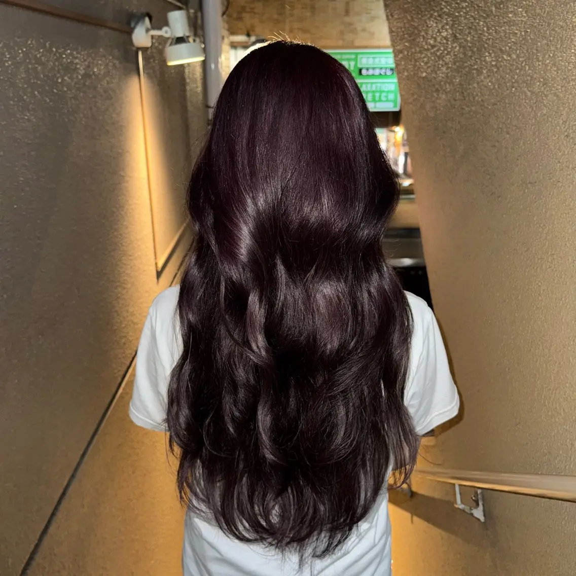 カラー ブリーチ 透明感カラー ダブルカラー イルミナカラー 澁谷 咲映のヘアスタイル