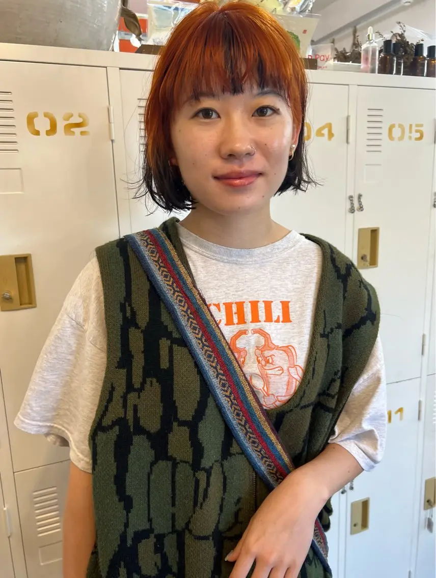 ミディアム カラー LOMARLIE JURIAのヘアスタイル