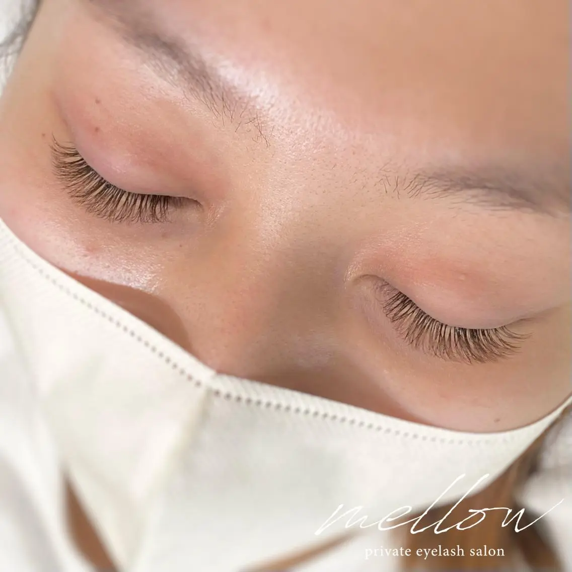 マツエク・マツパ 付け放題 ボリュームラッシュ mellow eyelashのマツエク・マツパデザイン