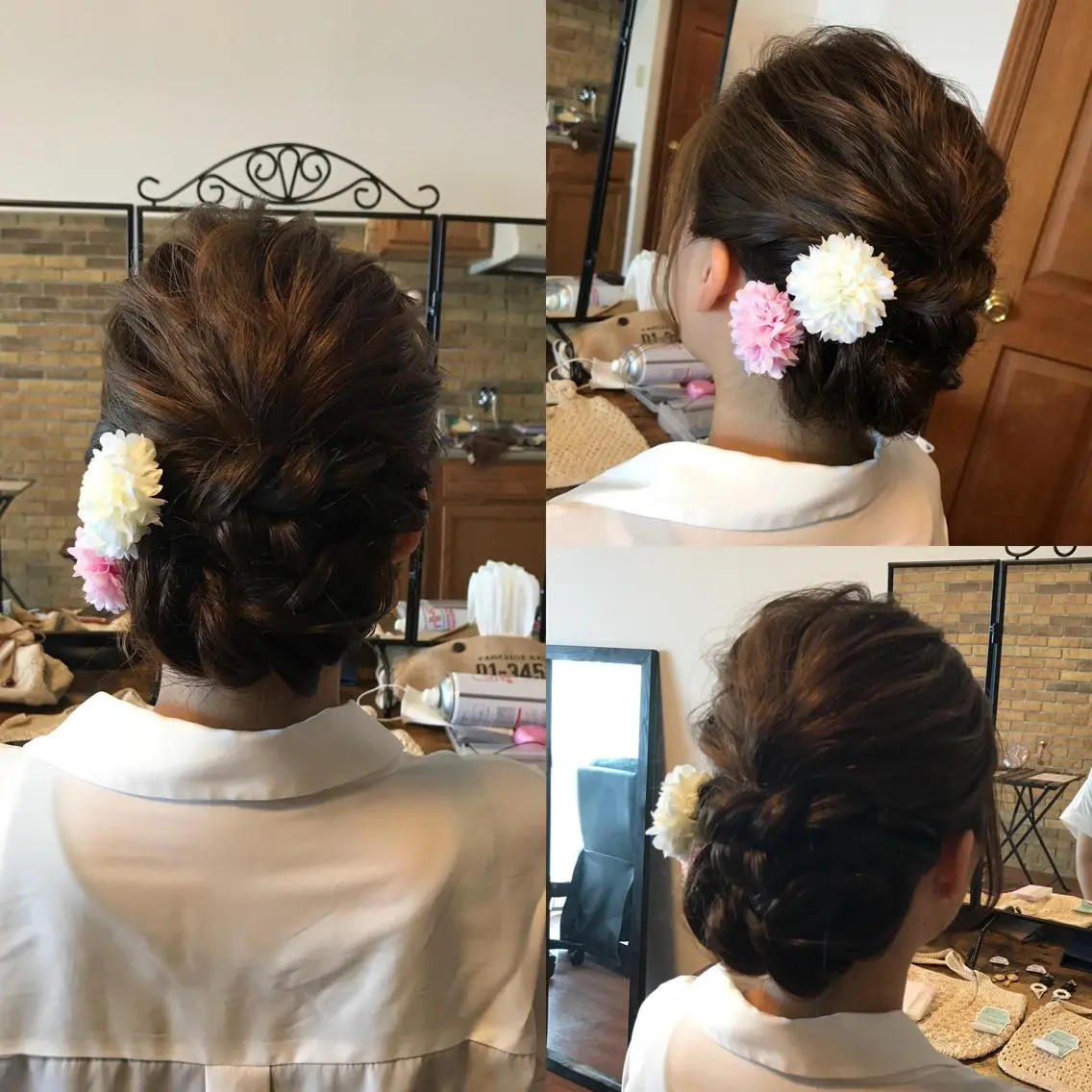 セミロング ヘアアレンジ 浴衣 大賀 海夕の眉毛・アイブロウイメージ