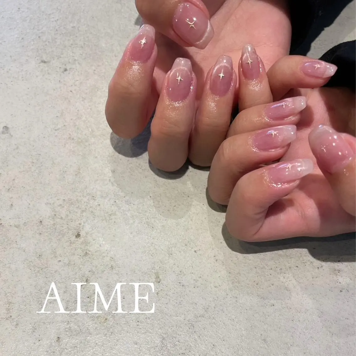 ネイル アートネイル ハンドネイル AIME （momo）のネイルデザイン