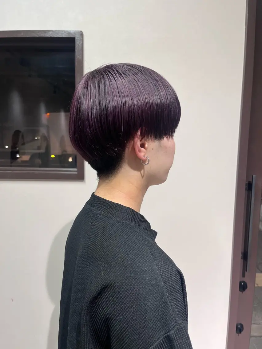 カラー メンズ ピンクカラー 友 美海のヘアスタイル