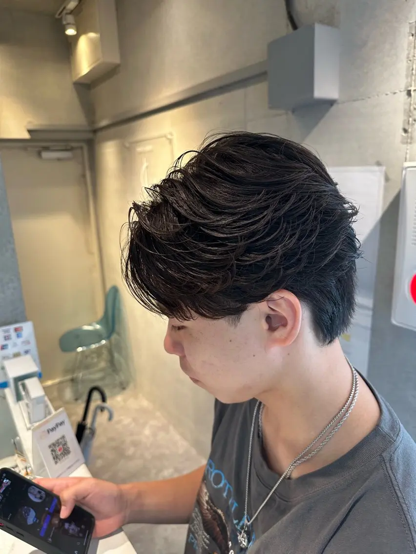 メンズ カット 💎メンズカット ／フェザー／細野💎のヘアスタイル
