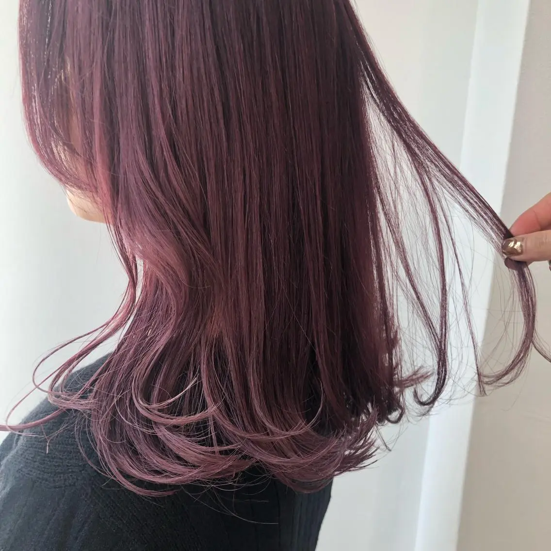 ミディアム カラー ラベンダーカラー パープルカラー ヘアカラー トリートメント ヘアセット ❤️sai❤️ official❤️のヘアスタイル