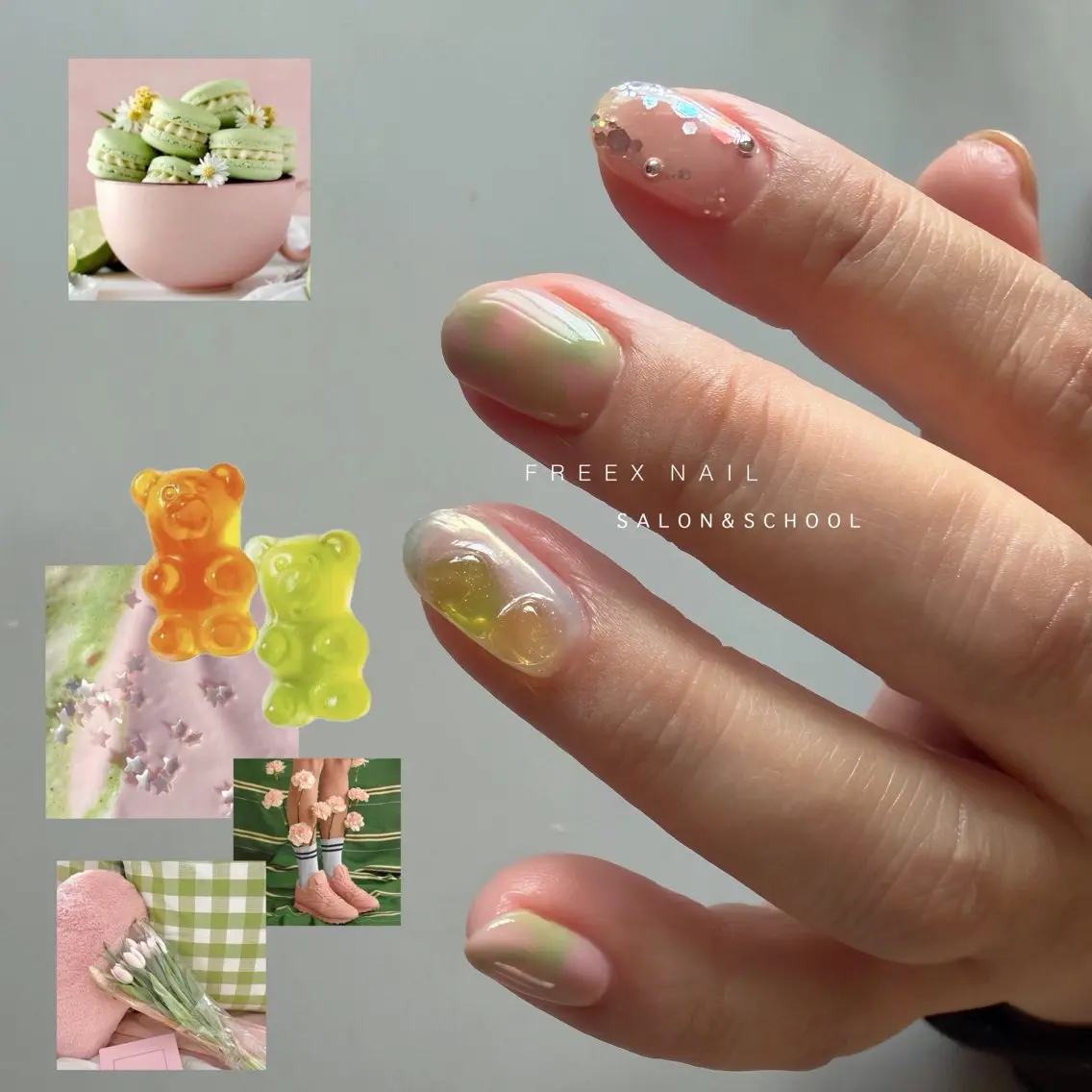 ネイル ハンドネイル ハンドケア freex nail /ニュアンス/個性派のネイルデザイン