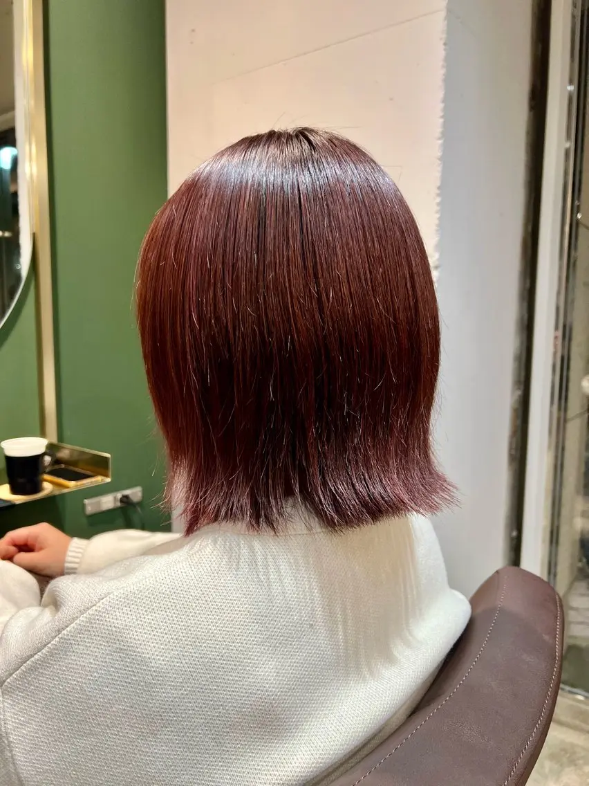 ミディアム カラー ヘアカラー トリートメント ヘッドスパ カラースペシャリスト しょう🧑🏼‍🎨のヘアスタイル