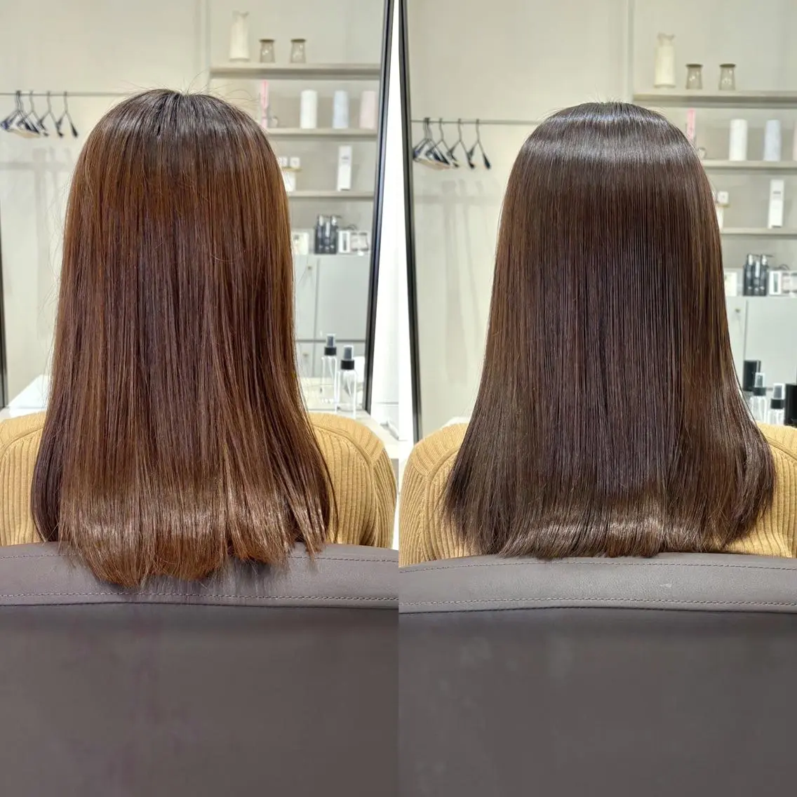 ミディアム EIGHT plum TOKIOリミテッドのヘアスタイル