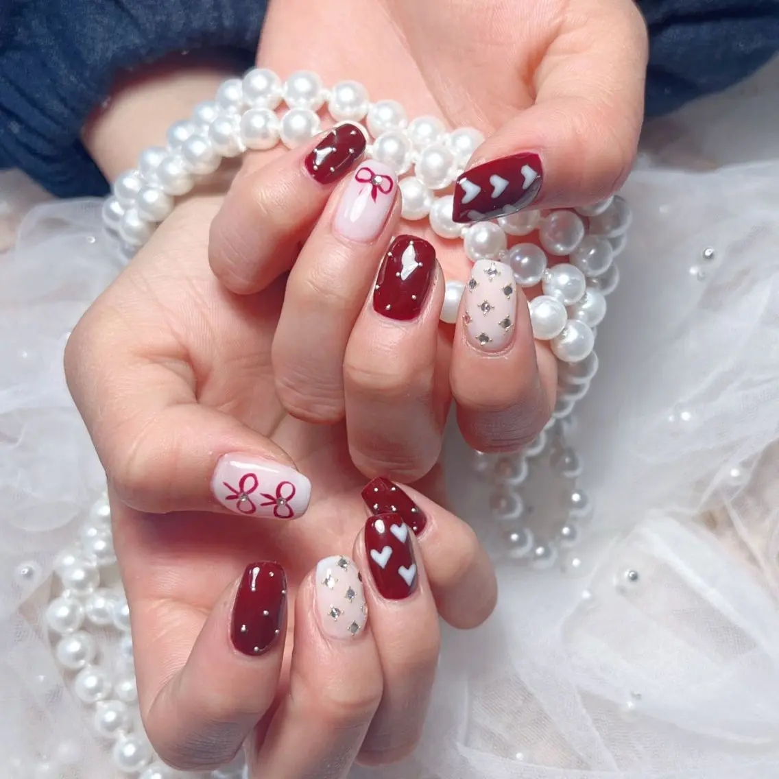 ネイル ハンドネイル 🎀M nails✨ ビューティーのネイルデザイン