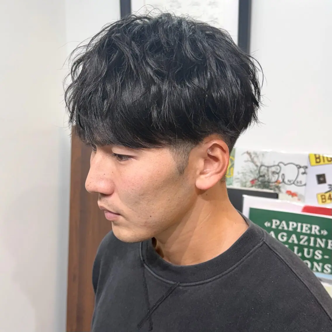【Men's】デザインカット+眉カットの写真