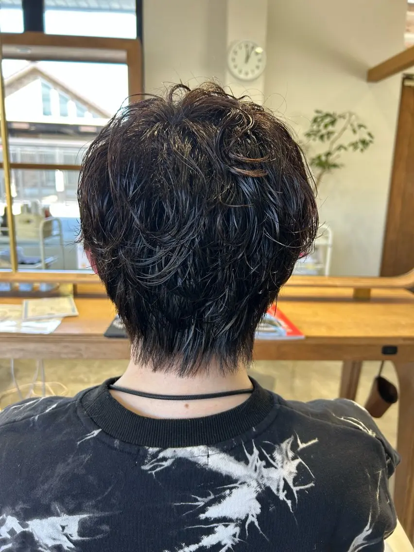 ショート パーマ メンズ メンズパーマ カット パーマ 佐藤 悠生 メンズパーマ.カットのヘアスタイル