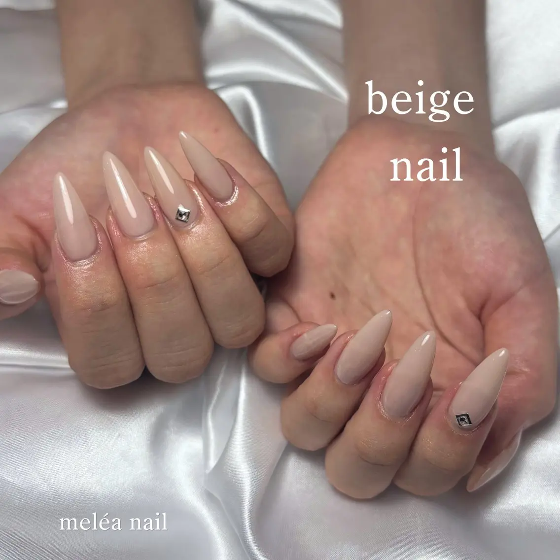 ネイル ワンカラーネイル Mika meléa nailのネイルデザイン