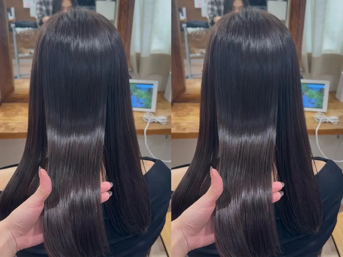 ロング ヘアカラー 暖色カラー/ マツエクれな🍒のヘアスタイル
