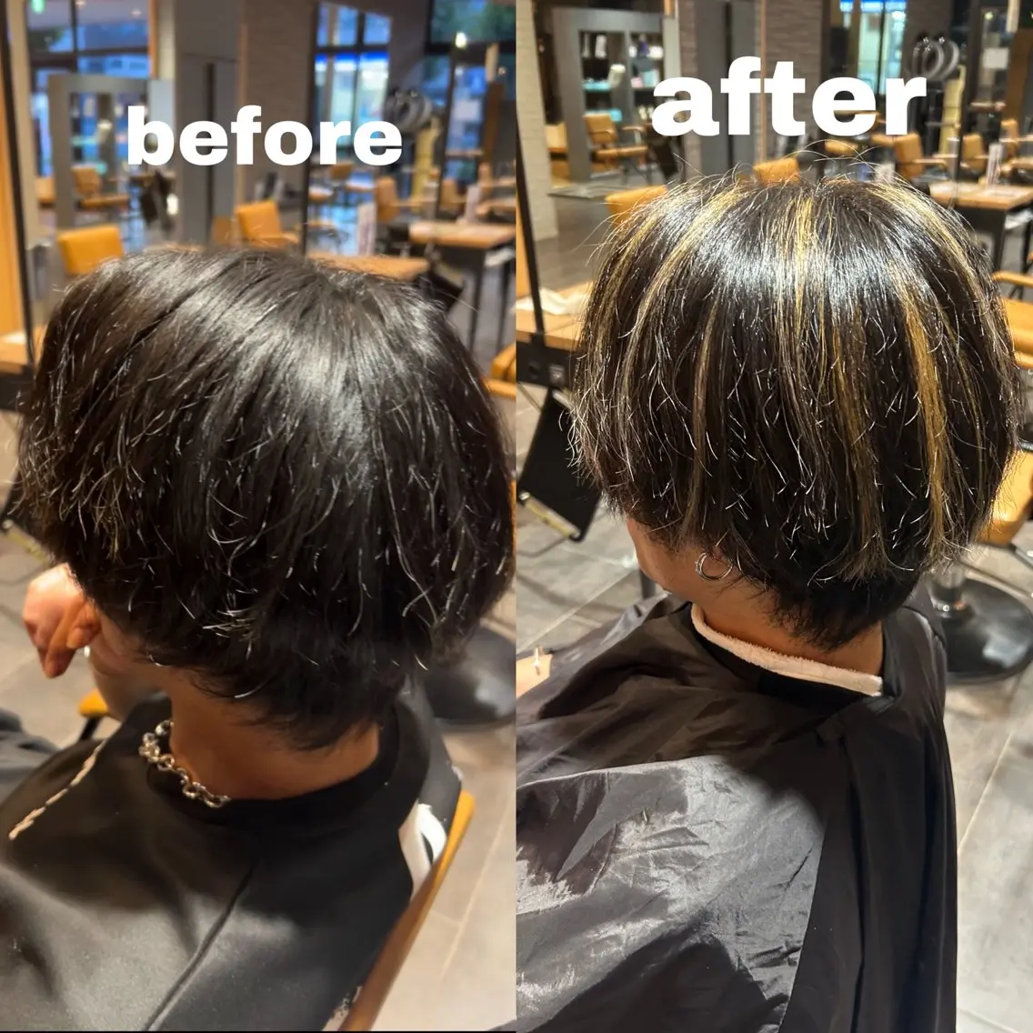 メンズ メンズハイライト 川野 柚奈のヘアスタイル