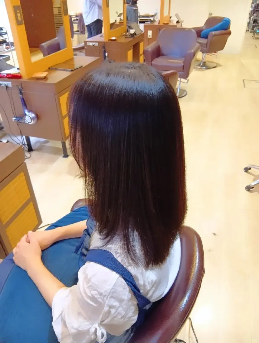 ロング 顔周りカット 似合わせカット 縮毛矯正 カット 縮毛矯正 トリートメント 小林暢🌟Orque 髪質改善サロン🌙のヘアスタイル