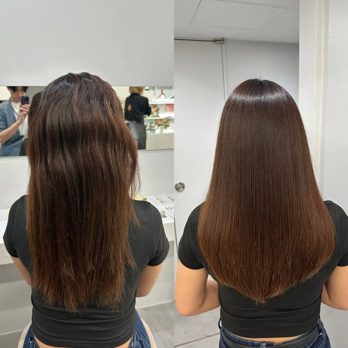 セミロング 縮毛矯正 トリートメント 【モデル様募集中】 渡邊 マサキのヘアスタイル