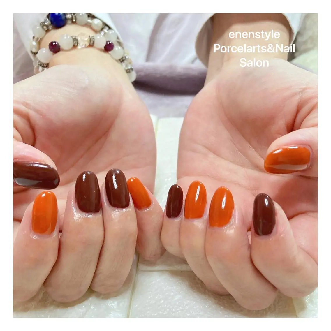 ミディアム ネイル 🐾enen style 🐾のネイルデザイン