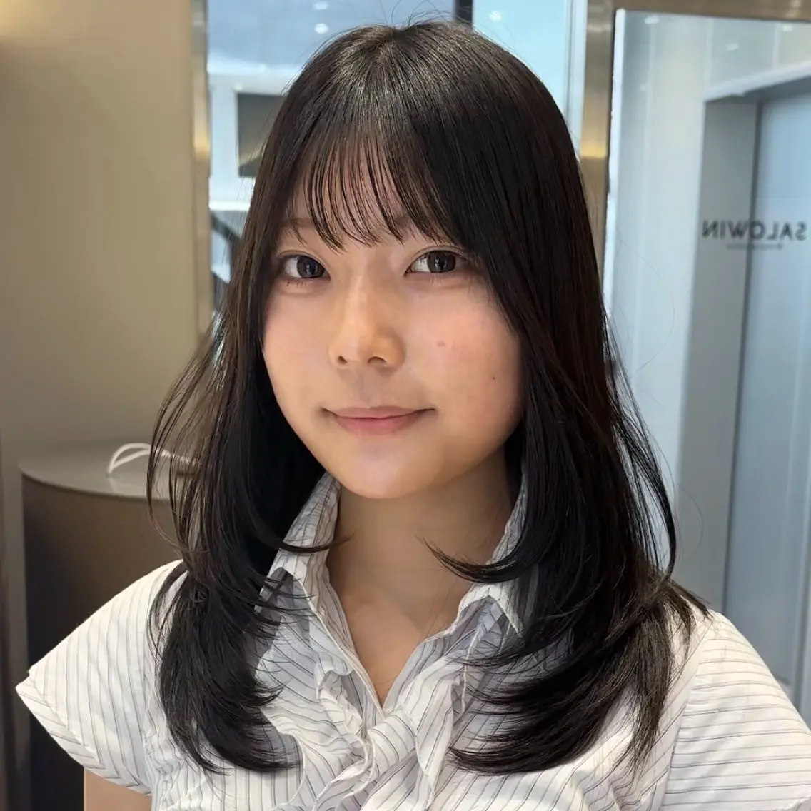 ロング カラー ヘアアレンジ カット ヘアカラー トリートメント 🫧髪質改善/透明感 レイヤー/サスケ🫧のヘアスタイル