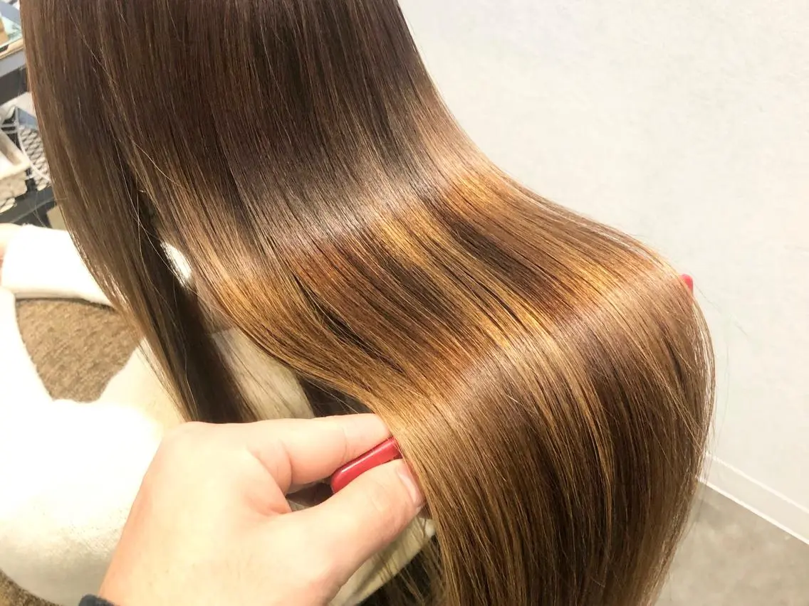 ロング ハイライト 髪質改善 レイヤーカット 志木駅1分☆髪質改善 ミニモ限定特別割引✨のヘアスタイル