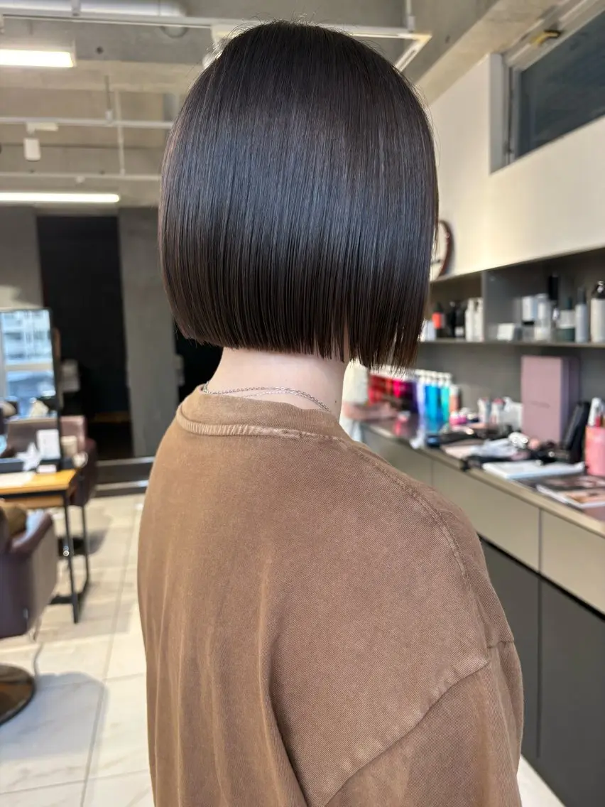 ショート ボブ ショートヘア カット nanami /ボブ/艶カラーのヘアスタイル