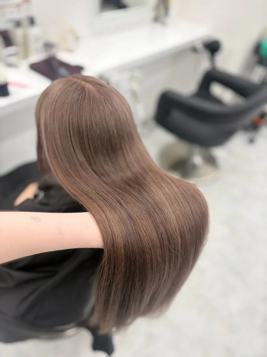ロング カラー 韓国ヘア/透明感 カラー🎀RUNAのヘアスタイル