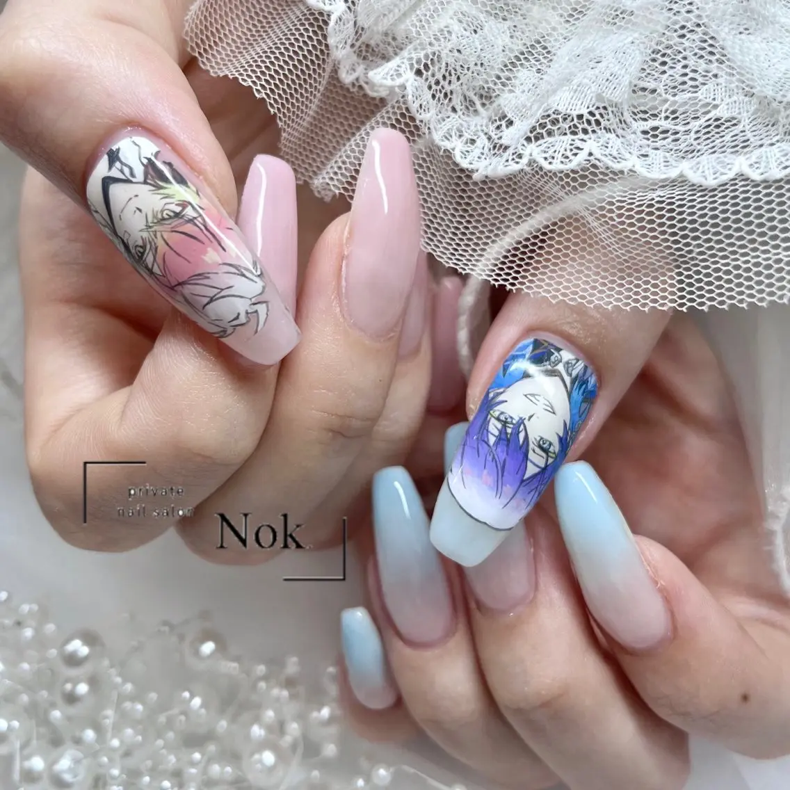 ネイル ハンドネイル 池袋痛ネイル Nok. 渡辺のネイルデザイン