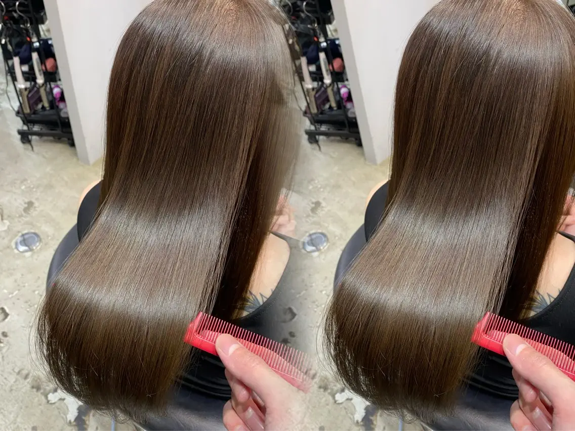 ロング カラー 髪質改善 トリートメント ヘアカラー トリートメント レイヤー×髪質改善✨ 渋谷/佐藤侑哉のヘアスタイル