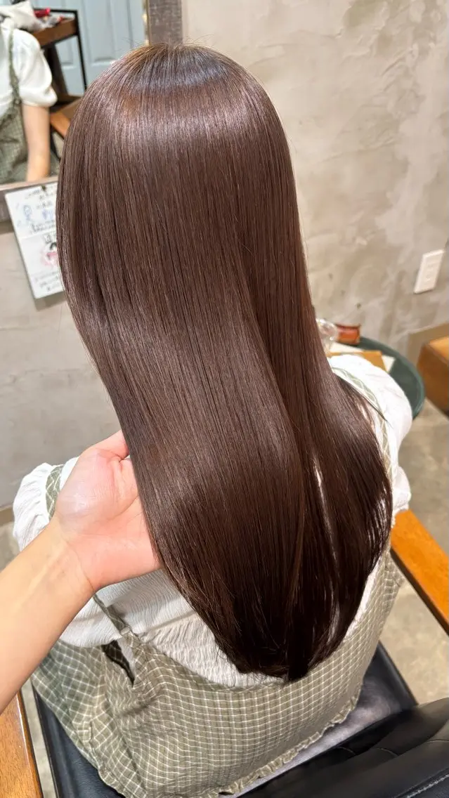 ロング カラー ブラウンカラー 透明感カラー カット ヘアカラー トリートメント 似合わせスタイル/ Wカラー🧸こころのヘアスタイル