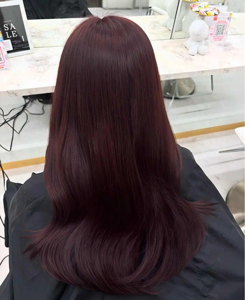 ロング カラー ヘアカラー 縮毛矯正 トリートメント 〖ワンホンヘアー〗 SAKURA👼🏻のヘアスタイル