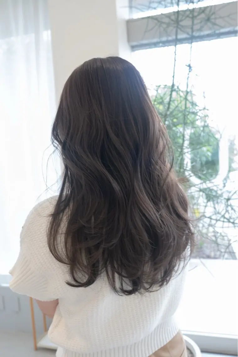 ミディアム・ロングカラー➕カット🌿の写真