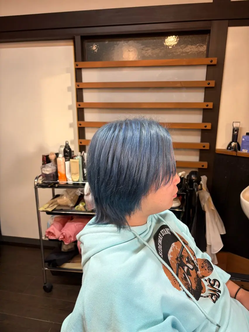 ショート カラー ヘアカラー 山本 あやめ子のヘアスタイル