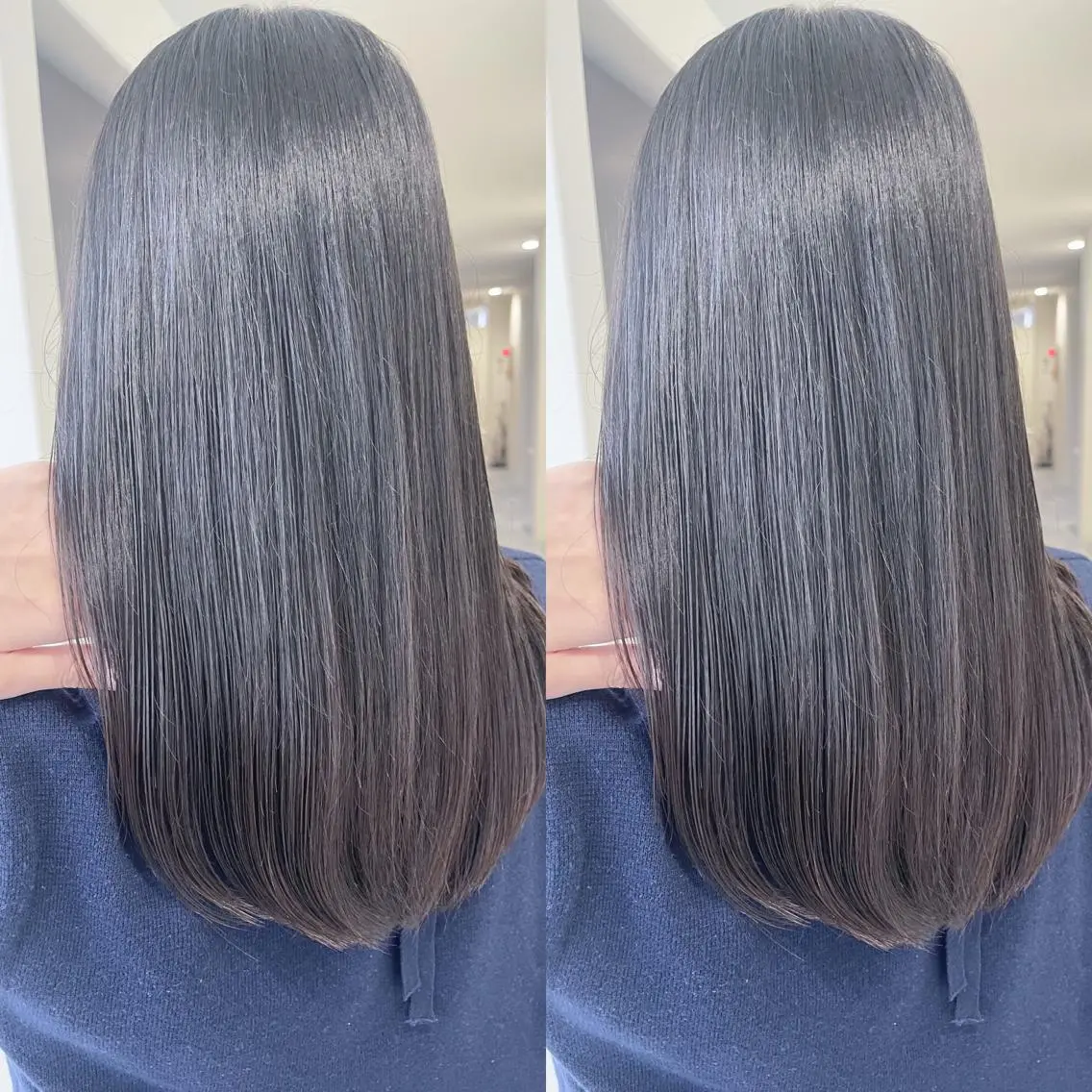 セミロング カット ヘアカラー トリートメント H (エイチ) 烏丸御池店のヘアスタイル