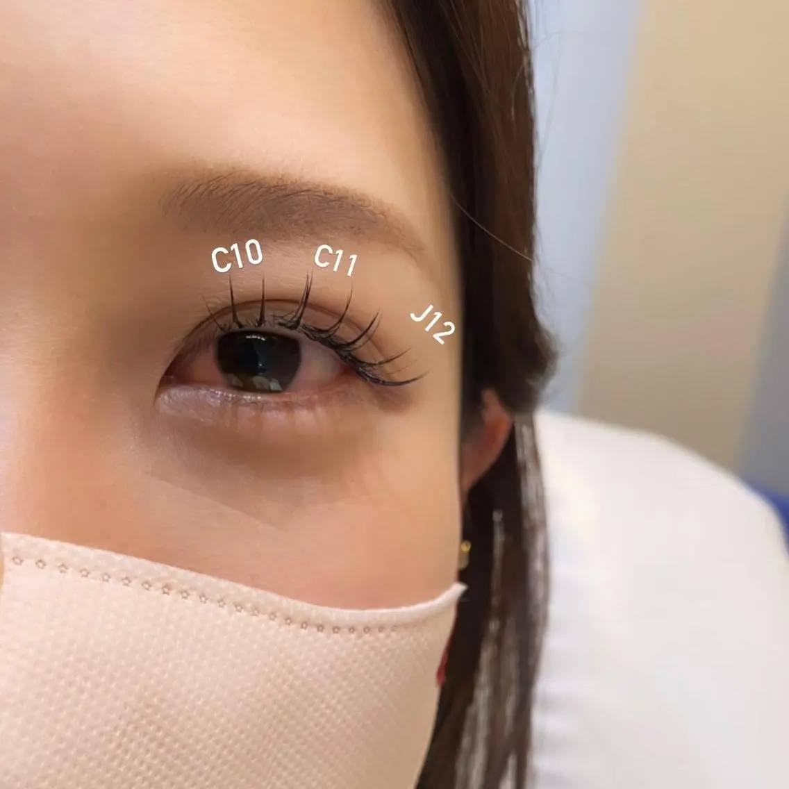 マツエク・マツパ ami eyeを可愛く♡のマツエク・マツパデザイン
